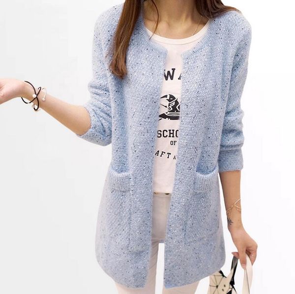 6 colors women winter sweaters cardigans long sleeve fashion knitted sweaters female tricot women clothes, White;black
6 colors women winter sweaters cardigans long sleeve fashion knitted sweaters female tricot women clothes, White;black
