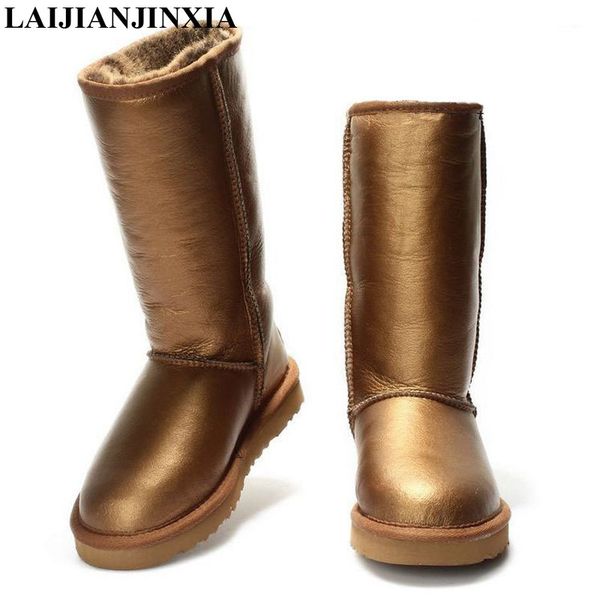 laijianjinxia 100% natural fur genuine sheepskin leather snow boots for women winter shoes warm wool long snow boots, Black
laijianjinxia 100% natural fur genuine sheepskin leather snow boots for women winter shoes warm wool long snow boots, Black
