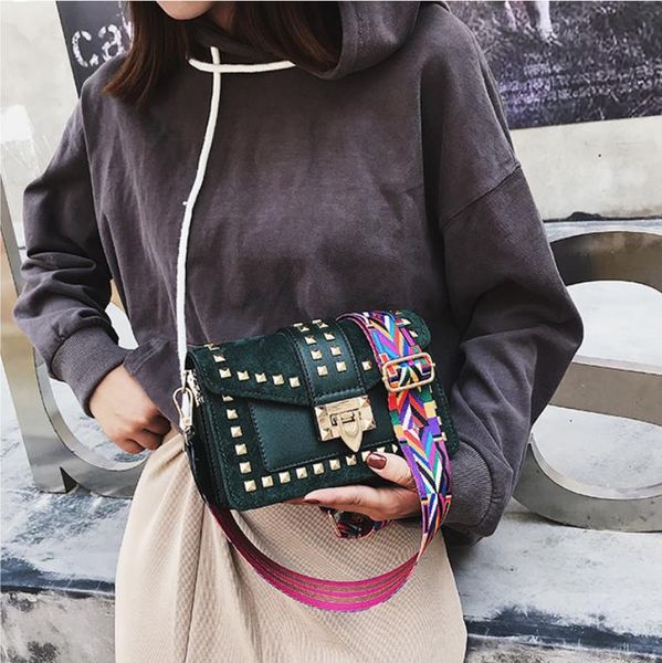 women's bag 2020 new fashion small square bag with rivets fairy versatile one shoulder handbag messenger bags
women's bag 2020 new fashion small square bag with rivets fairy versatile one shoulder handbag messenger bags