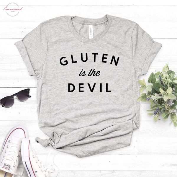 gluten is the devil print women tshirt cotton casual funny t shirt for yong lady girl tee hipster drop ship 365, White
gluten is the devil print women tshirt cotton casual funny t shirt for yong lady girl tee hipster drop ship 365, White