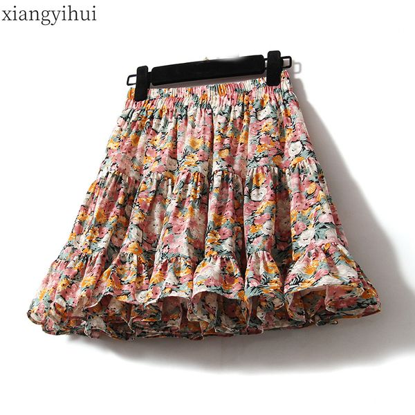 summer floral skirt women chiffon print pleated mini skirts 2020 fashion chic vintage flower skirt high waist bohemian tutu, Black
summer floral skirt women chiffon print pleated mini skirts 2020 fashion chic vintage flower skirt high waist bohemian tutu, Black