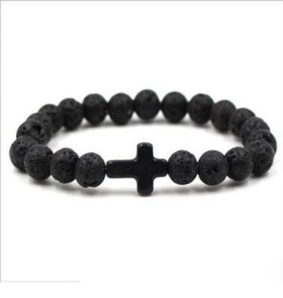 trendy jesus cross charm blue turquoises men bracelet black lava stone 8mm white beads bracelets bangles for women yoga jewelry
trendy jesus cross charm blue turquoises men bracelet black lava stone 8mm white beads bracelets bangles for women yoga jewelry