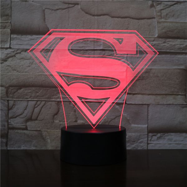 3d lamp superman s 2019 selling battery operated 7 color with remote for living room decoration led night light lamp
3d lamp superman s 2019 selling battery operated 7 color with remote for living room decoration led night light lamp