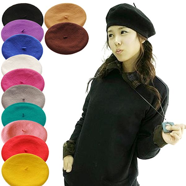 solid color women's girl's beret french artist warm wool winter beanie hat cap 4xqt, Blue;gray
solid color women's girl's beret french artist warm wool winter beanie hat cap 4xqt, Blue;gray