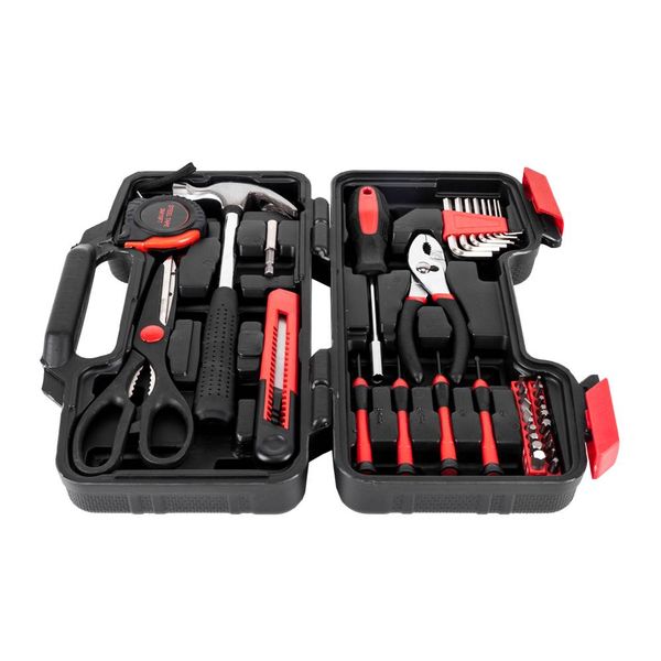 портативный 39pcs red basic набор инструментов бытовая механики набор инструментов с карри box
портативный 39pcs red basic набор инструментов бытовая механики набор инструментов с карри box