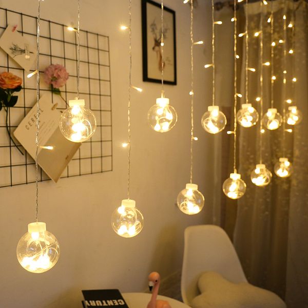 2.5m 12 ball wishing ball curtain light string christmas decorations for home new year decoration christmas tree decorations. q
2.5m 12 ball wishing ball curtain light string christmas decorations for home new year decoration christmas tree decorations. q