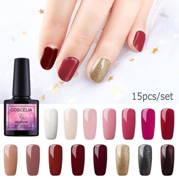 15pcs гель польского набор уф-гель маникюр лак для ногтей nail soak off semi постоянного салона краска лака
15pcs гель польского набор уф-гель маникюр лак для ногтей nail soak off semi постоянного салона краска лака