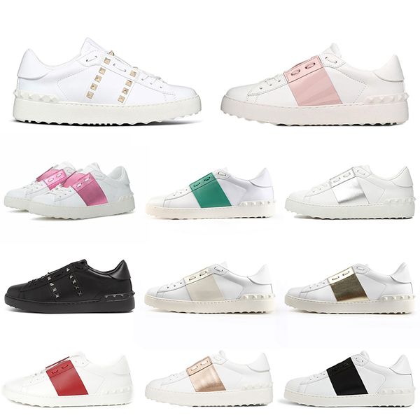 luxury designer platform casual shoes white black red fashion men women leather rivet open low sports sneakers size 35-46
luxury designer platform casual shoes white black red fashion men women leather rivet open low sports sneakers size 35-46
