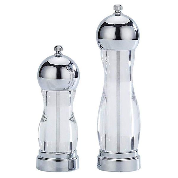 adjustable pepper sea salt grinder round head pepper mill acrylic manual grinder seasoning bottle kitchen spice mill
adjustable pepper sea salt grinder round head pepper mill acrylic manual grinder seasoning bottle kitchen spice mill
