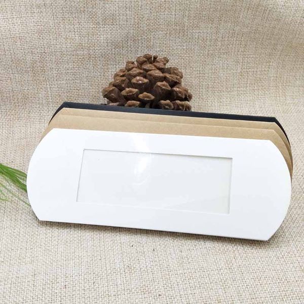 50 pcs new black/kraft/white paper pillow window box package custom cost extra for favors/gifts/products package box
50 pcs new black/kraft/white paper pillow window box package custom cost extra for favors/gifts/products package box