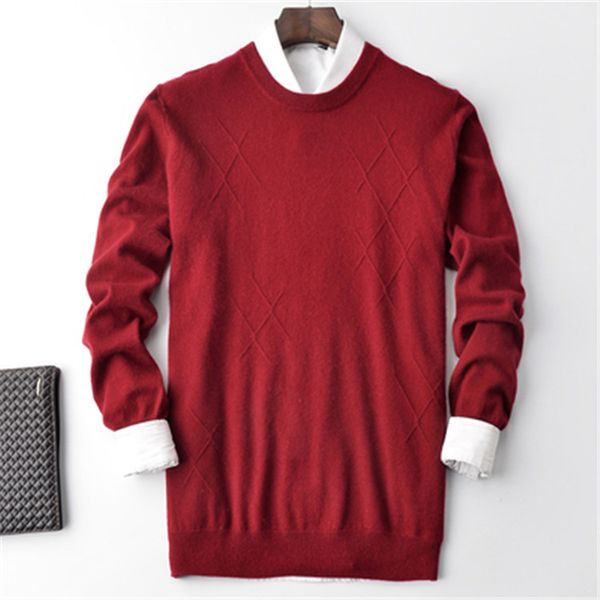100%cashmere oneck knit men brief h-straight bottoming pullover sweater dark argyle 6color s-2xl, White;black
100%cashmere oneck knit men brief h-straight bottoming pullover sweater dark argyle 6color s-2xl, White;black