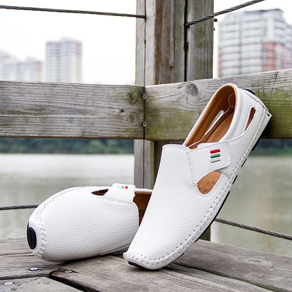 men loafers summer party shoes soft moccasins big size leather shoes men flats gommino driving slip on lazy, Black
men loafers summer party shoes soft moccasins big size leather shoes men flats gommino driving slip on lazy, Black