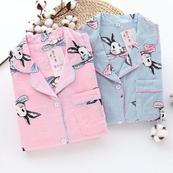 spring autumn ladies pajamas cotton couple pajamas two-piece suit summer gauze women's cotton long-sleeved home service xc019, Blue;gray
spring autumn ladies pajamas cotton couple pajamas two-piece suit summer gauze women's cotton long-sleeved home service xc019, Blue;gray