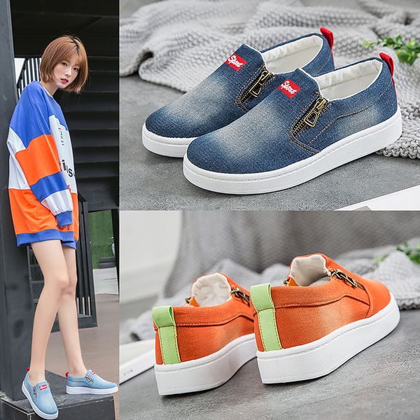 women's loafers canvas shoes woman denim flats platform sneakers size zipper summer shoes women 2020 cheap, Black
women's loafers canvas shoes woman denim flats platform sneakers size zipper summer shoes women 2020 cheap, Black