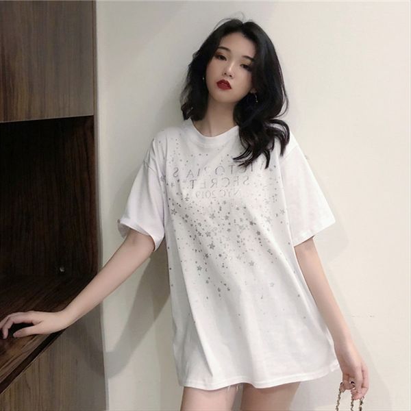 clothes 2020 hong kong-style long all-match loose t-shirt short-sleeved ins fashion women's clothes 2020 hong kong-style long all-match, White
clothes 2020 hong kong-style long all-match loose t-shirt short-sleeved ins fashion women's clothes 2020 hong kong-style long all-match, White