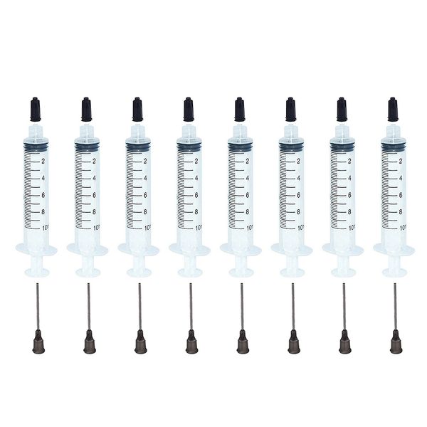 10ml/10cc luer lock industrial syringes with 16g blunt tip fill needles 1.5inch pack of 10
10ml/10cc luer lock industrial syringes with 16g blunt tip fill needles 1.5inch pack of 10