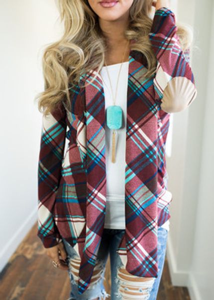 new women spring outwear cardigan casual contrast plaid long us europe style thin blouses coat clothing s-2xl, Black
new women spring outwear cardigan casual contrast plaid long us europe style thin blouses coat clothing s-2xl, Black