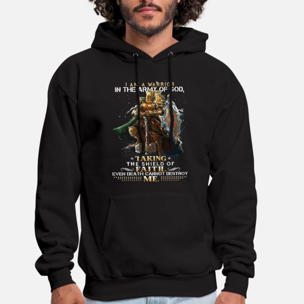 i am a warrior in the army of god taking the shield of faith even death cannot destroy me patriotic hoodie, Black
i am a warrior in the army of god taking the shield of faith even death cannot destroy me patriotic hoodie, Black