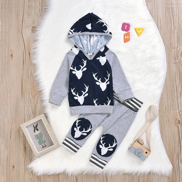 kids clothes boys christmas cartoon deer hooded +pants outfits sets christmas outfit toddler boy clothes roupa infantil, White
kids clothes boys christmas cartoon deer hooded +pants outfits sets christmas outfit toddler boy clothes roupa infantil, White