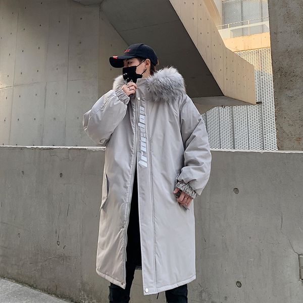 m-5xlwinter large size personality letter printing men's long section loose large fur collar hooded cotton coat hip hop coat, Black
m-5xlwinter large size personality letter printing men's long section loose large fur collar hooded cotton coat hip hop coat, Black
