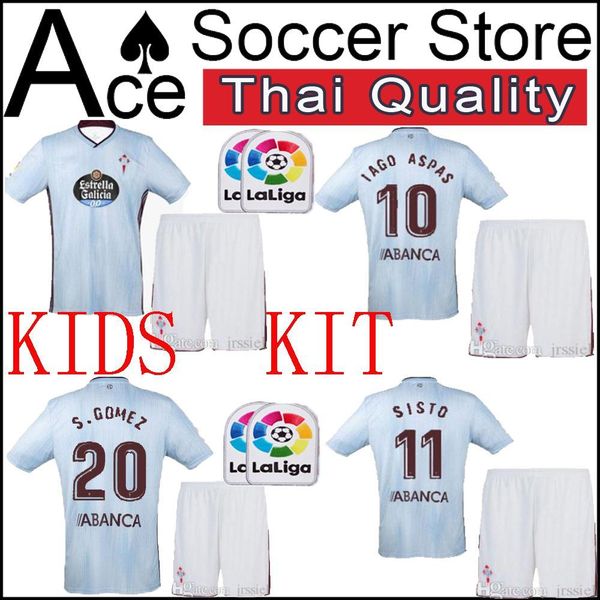 new celta vigo 19 20 kids kit soccer jersey home away sisto kevin v iago aspas m. gómez emre mor 2019 2020 bou set football shirt child, Black
new celta vigo 19 20 kids kit soccer jersey home away sisto kevin v iago aspas m. gómez emre mor 2019 2020 bou set football shirt child, Black