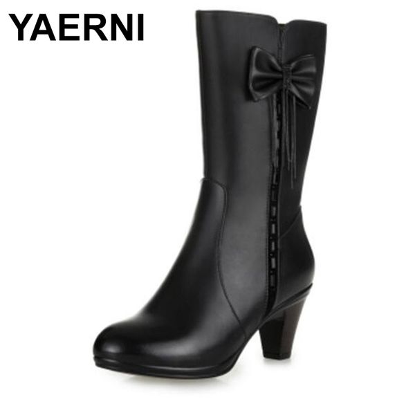 yaerni rhinestones bow real leather boots winter shoes woman plus and wool snow boots high heel shoes women e308, Black
yaerni rhinestones bow real leather boots winter shoes woman plus and wool snow boots high heel shoes women e308, Black