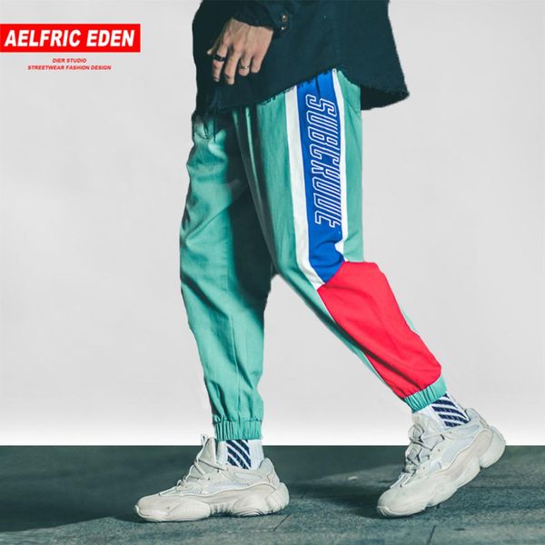aelfric eden 2018 casual men pants color block patchwork harem joggers harajuku male sweatpants hip hop trousers streetwear b059, Black
aelfric eden 2018 casual men pants color block patchwork harem joggers harajuku male sweatpants hip hop trousers streetwear b059, Black