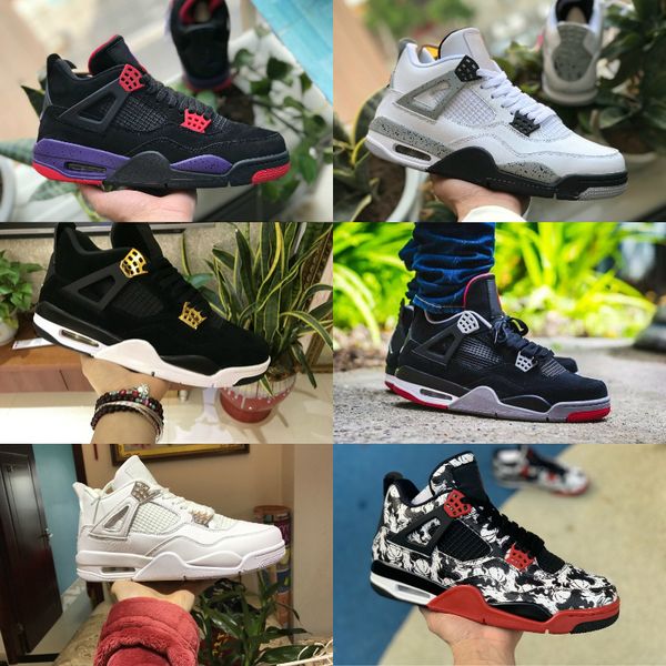 2020 bred 4s men basketball shoes classic 4 pure money lighting royalty nrd raptor retroes black white cement brand sports shoes
2020 bred 4s men basketball shoes classic 4 pure money lighting royalty nrd raptor retroes black white cement brand sports shoes