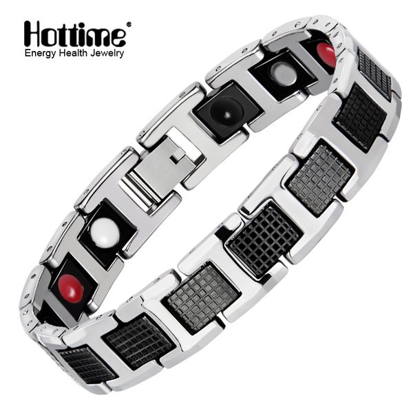 ime magnetic hematite stainless steel bracelet men's health bracelets magnetic therapy bangles man health jewelry, Golden;silver
ime magnetic hematite stainless steel bracelet men's health bracelets magnetic therapy bangles man health jewelry, Golden;silver