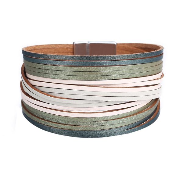 fashion colorful leather bracelets for women men multiple layers charm bracelet couple bracelets jewelry armbanden voor vrouwen, Golden;silver
fashion colorful leather bracelets for women men multiple layers charm bracelet couple bracelets jewelry armbanden voor vrouwen, Golden;silver
