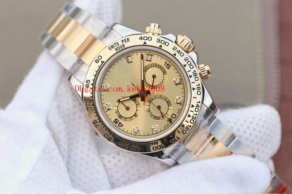 edition h fctory cosmograph 1116508 40mm 18k gold & steel diamond chronograph swiss eta 4130 movement automatic mechanical mens watches, Slivery;brown
edition h fctory cosmograph 1116508 40mm 18k gold & steel diamond chronograph swiss eta 4130 movement automatic mechanical mens watches, Slivery;brown