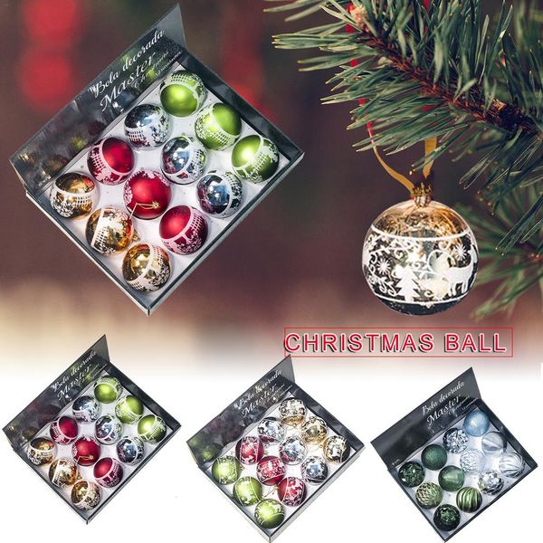 12pcs 8cm colorful christmas ball print christmas tree pendant funny balls ornaments decoration supplies
12pcs 8cm colorful christmas ball print christmas tree pendant funny balls ornaments decoration supplies