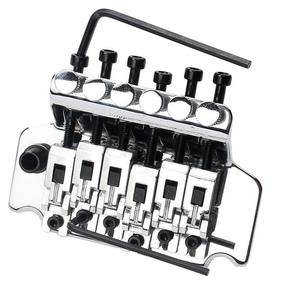 set of chrome 6 strings guitar tremolo bridge with bar wrench etc for electric guitar
set of chrome 6 strings guitar tremolo bridge with bar wrench etc for electric guitar