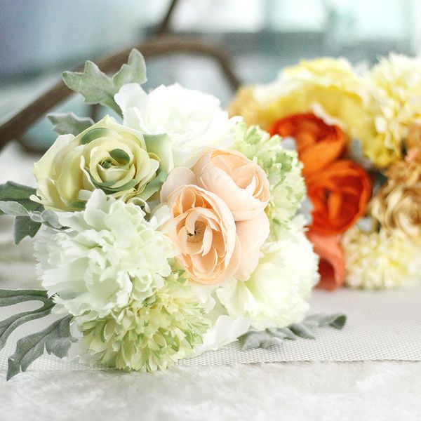 1 bouquet 27 cm rose flowers decor rose artificial flowers silk hydrangea floral wedding bouquet home party
1 bouquet 27 cm rose flowers decor rose artificial flowers silk hydrangea floral wedding bouquet home party
