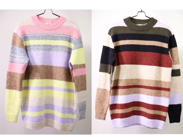 19fw knitted sweater women lady's girls vintage rainbow jumper sweatshirt sweaters streetwear pullovers outdoor albah mohair, White;black
19fw knitted sweater women lady's girls vintage rainbow jumper sweatshirt sweaters streetwear pullovers outdoor albah mohair, White;black
