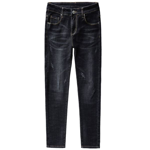 new black jeans for men autumn and winter slimming trend casual straight leg grip wool tide, Blue
new black jeans for men autumn and winter slimming trend casual straight leg grip wool tide, Blue