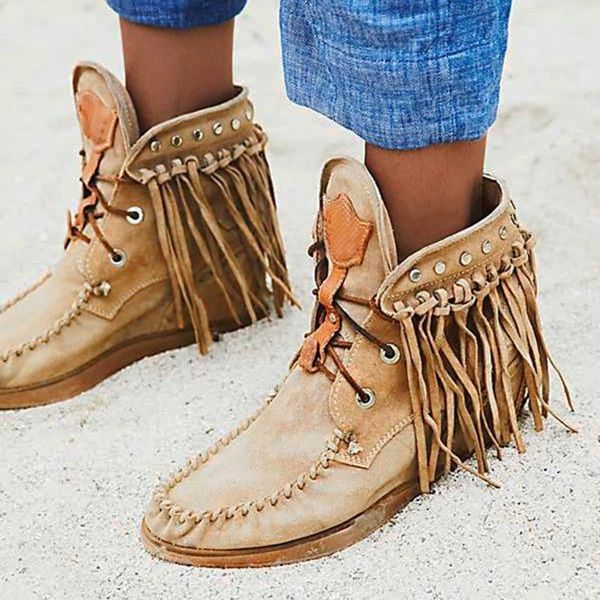 women's rome solid large size lace-up low flat heels fringe short boots shoes shoes woman boots women zapatos de mujer, Black
women's rome solid large size lace-up low flat heels fringe short boots shoes shoes woman boots women zapatos de mujer, Black