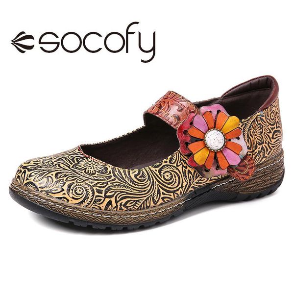 socofy retro printing flats genuine leather bohemia splicing floral hook loop flat summer shoes women shoes botas mujer 2020, Black
socofy retro printing flats genuine leather bohemia splicing floral hook loop flat summer shoes women shoes botas mujer 2020, Black