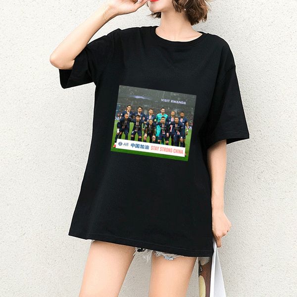 fashion designer womens t shirt new arrival women t shirts with stay strong wuhan letter printed tees t001a324, White
fashion designer womens t shirt new arrival women t shirts with stay strong wuhan letter printed tees t001a324, White