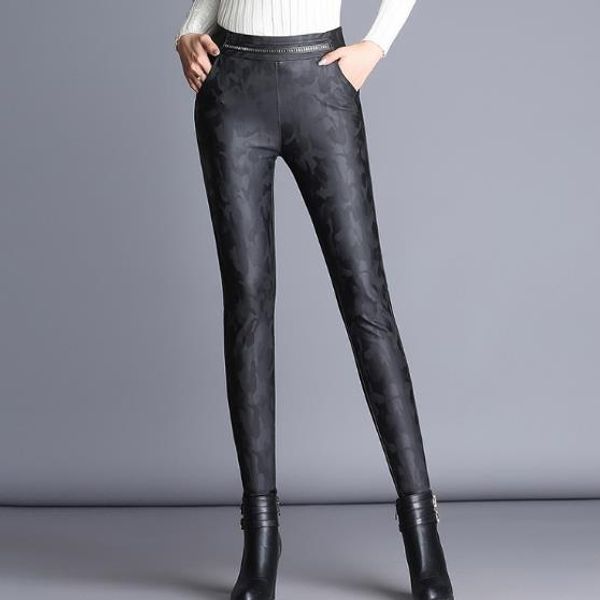 women's pants & capris plus size high elastic waist leggings stretch slim skinny leather camouflage 2021 women bandage trouser x242, Black;white
women's pants & capris plus size high elastic waist leggings stretch slim skinny leather camouflage 2021 women bandage trouser x242, Black;white