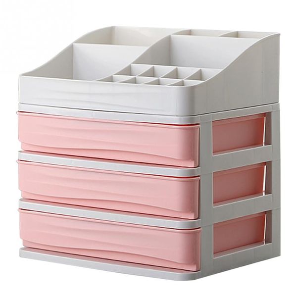 new plastic cosmetic drawer makeup organizer makeup storage box container desksundry storage case(3-layer+partition box pink
new plastic cosmetic drawer makeup organizer makeup storage box container desksundry storage case(3-layer+partition box pink