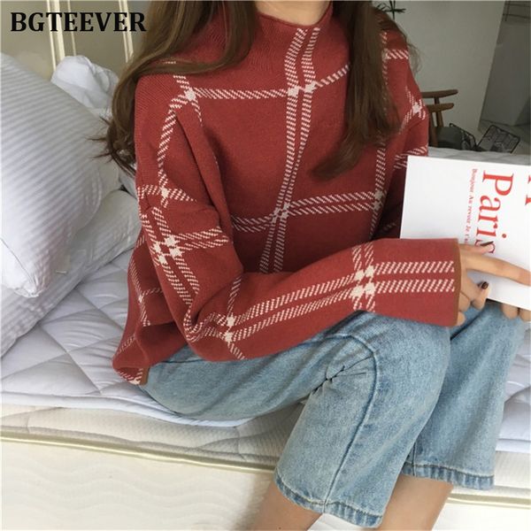 autumn winter plaid women sweater half-turtleneck warm minimalist knitting pullovers female elegant ladies knitted jumpers, White;black
autumn winter plaid women sweater half-turtleneck warm minimalist knitting pullovers female elegant ladies knitted jumpers, White;black