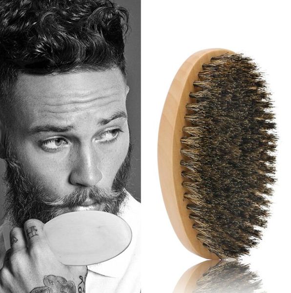 beard brush for men beard comb mens boar hair bristle hard round wood handle beard mustache brush, Silver
beard brush for men beard comb mens boar hair bristle hard round wood handle beard mustache brush, Silver