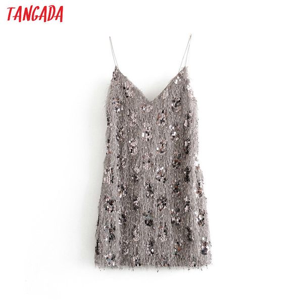 tangada women tassel sequined dress sleevless stretch 2019 new arrival female gray party mini dress 3h170, Black;gray
tangada women tassel sequined dress sleevless stretch 2019 new arrival female gray party mini dress 3h170, Black;gray