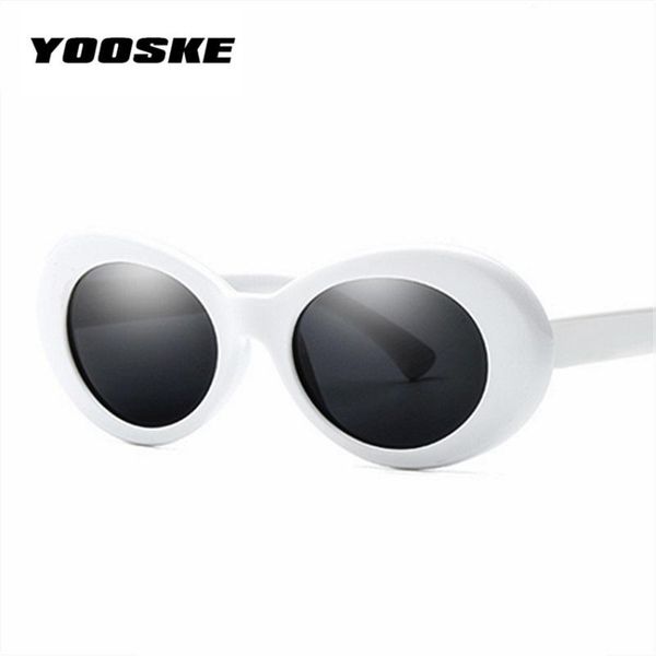 yooske clout goggles glasses women men nirvana kurt cobain sunglasses oval sun glasses black white pink eyewear uv400, White;black
yooske clout goggles glasses women men nirvana kurt cobain sunglasses oval sun glasses black white pink eyewear uv400, White;black