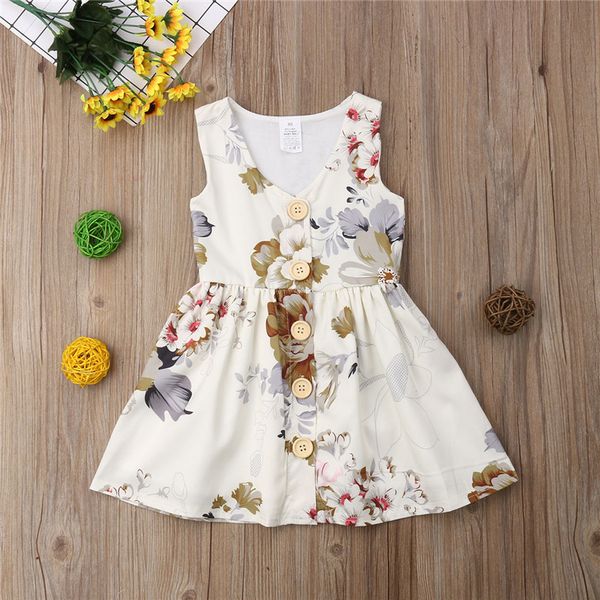 ins baby girls princess dress summer sleeveless tank dresses floral toddler skirt button decor kids party wear birthday gifts, White
ins baby girls princess dress summer sleeveless tank dresses floral toddler skirt button decor kids party wear birthday gifts, White