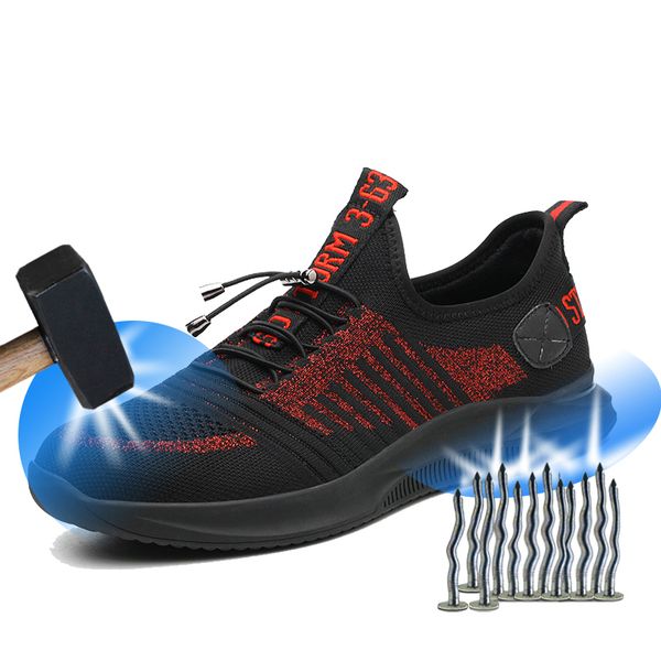 yuxiang men work safety boots steel toe shoes puncture-proof light work shoes with steel toe for men casual sneakers, Black
yuxiang men work safety boots steel toe shoes puncture-proof light work shoes with steel toe for men casual sneakers, Black