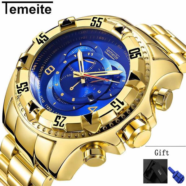 mens big dial watches luxury gold 316l stainless steel quartz men's wristwatches waterproof creative temeite brand man watch, Slivery;brown
mens big dial watches luxury gold 316l stainless steel quartz men's wristwatches waterproof creative temeite brand man watch, Slivery;brown