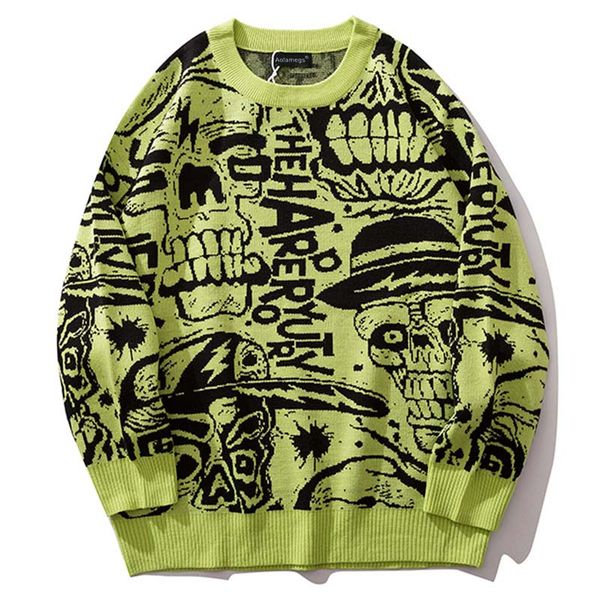 sweater men letter print mens pullover fashion o-neck sweaters advanced hip hop knitted high street autumn streetwear, White;black
sweater men letter print mens pullover fashion o-neck sweaters advanced hip hop knitted high street autumn streetwear, White;black