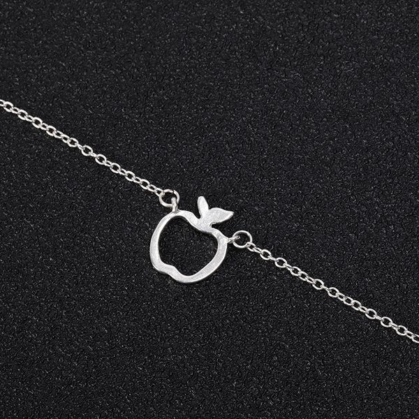 hollow outline funny geometric fruit apple charm chain bracelets for school mentor teacher women graduation gifts, Golden;silver
hollow outline funny geometric fruit apple charm chain bracelets for school mentor teacher women graduation gifts, Golden;silver
